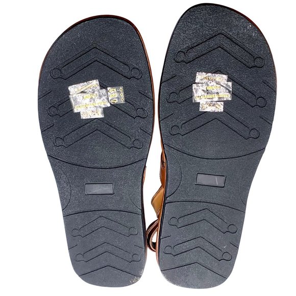 Roman Biblical Brown Lace Up Sandals M 12 W 14 Cosplay Festival Costume Shoes - Picture 6 of 9